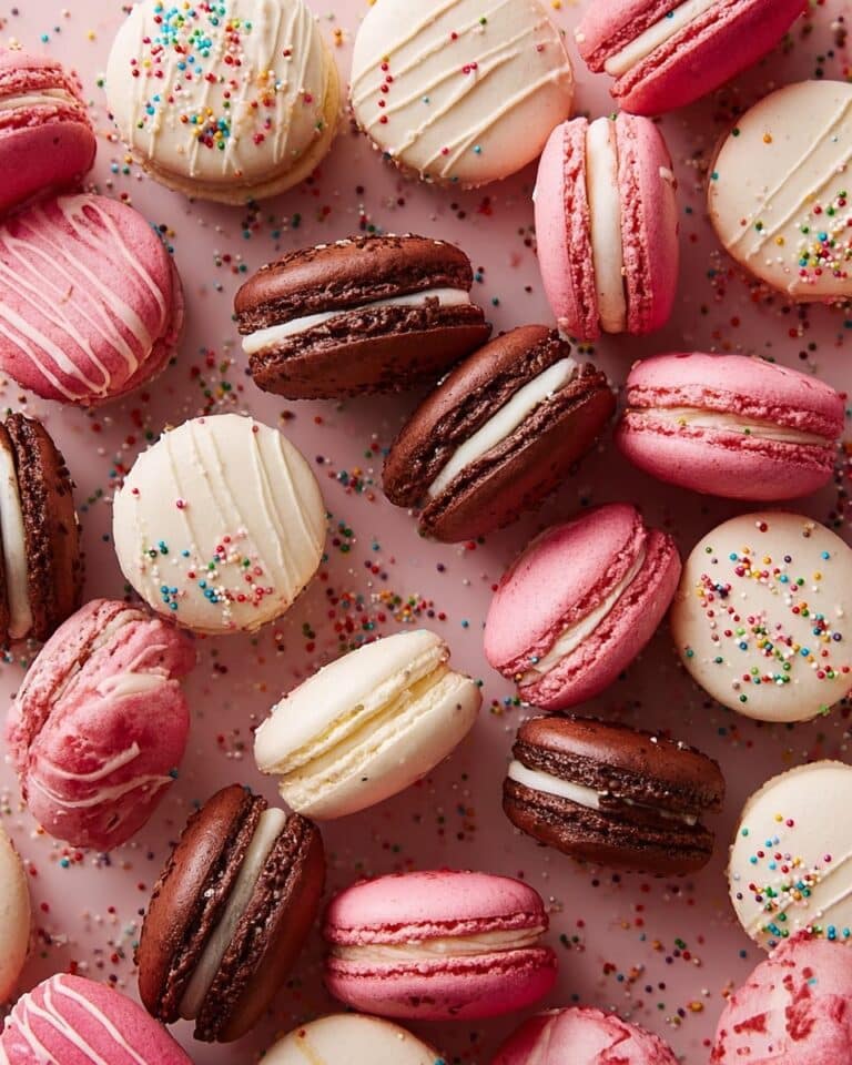 Delicious Homemade Macarons with Creamy Buttercream Filling Recipe