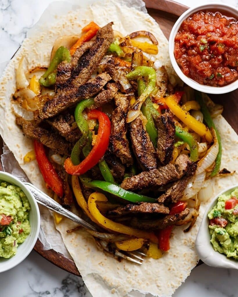 The BEST Steak Fajitas Recipe