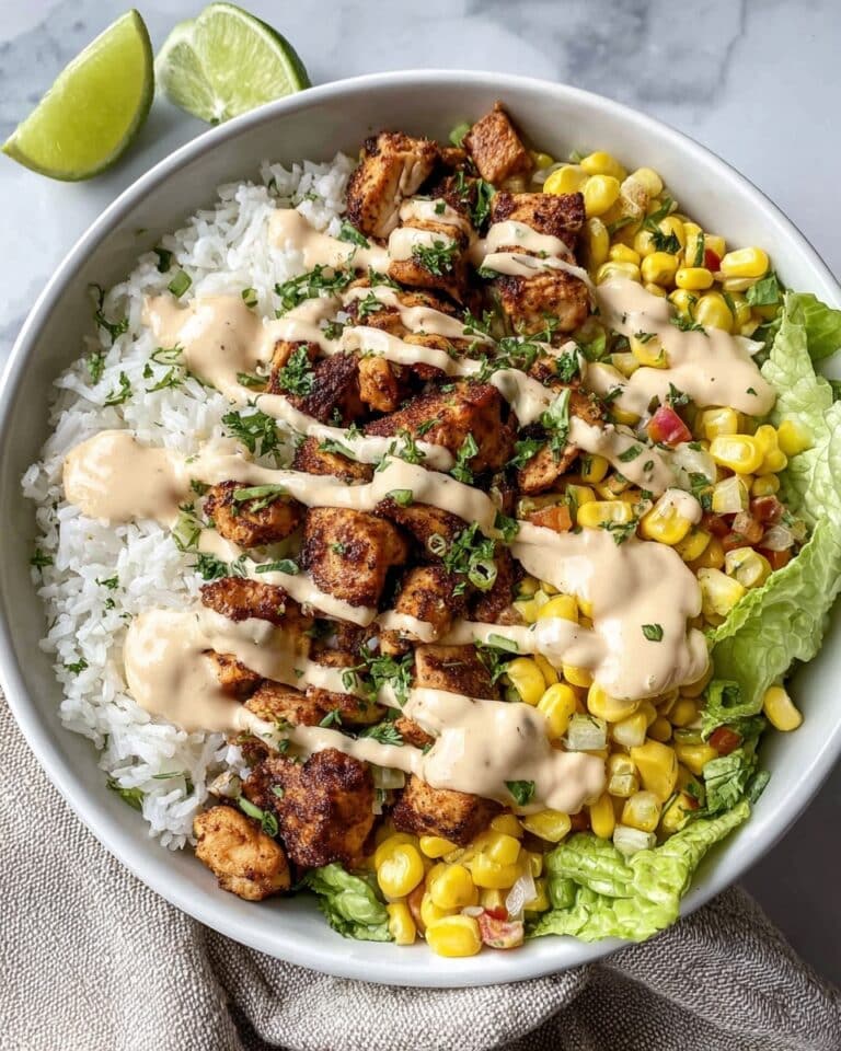 Healthy Street Corn Chicken Rice Bowls Recipe