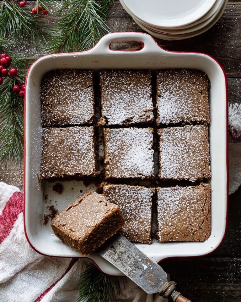 Gingerbread Brownies Recipe