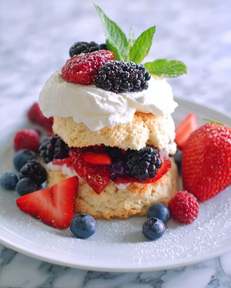 Vegan Strawberry Shortcakes with Cinnamon Sugar Biscuits and Fresh Berry Compote Recipe