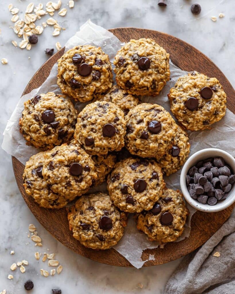 Soft and Chewy Oatmeal Chocolate Chip Cookies Recipe