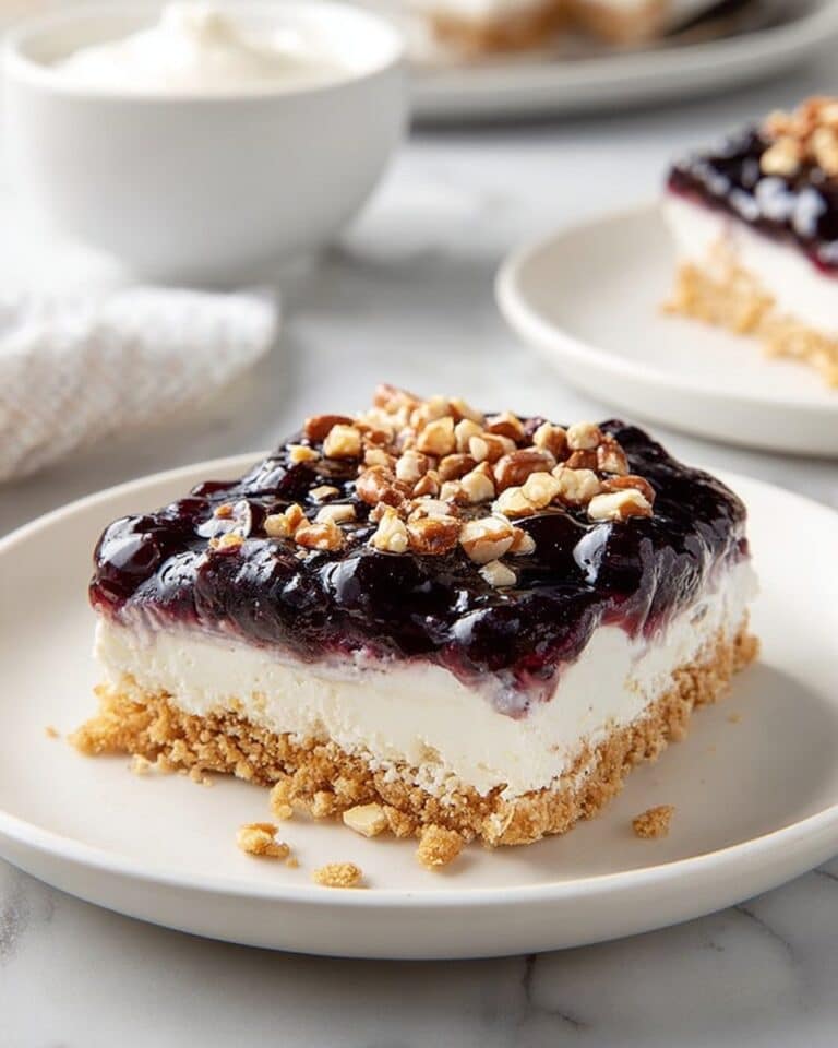 Blueberry Pretzel Salad Recipe