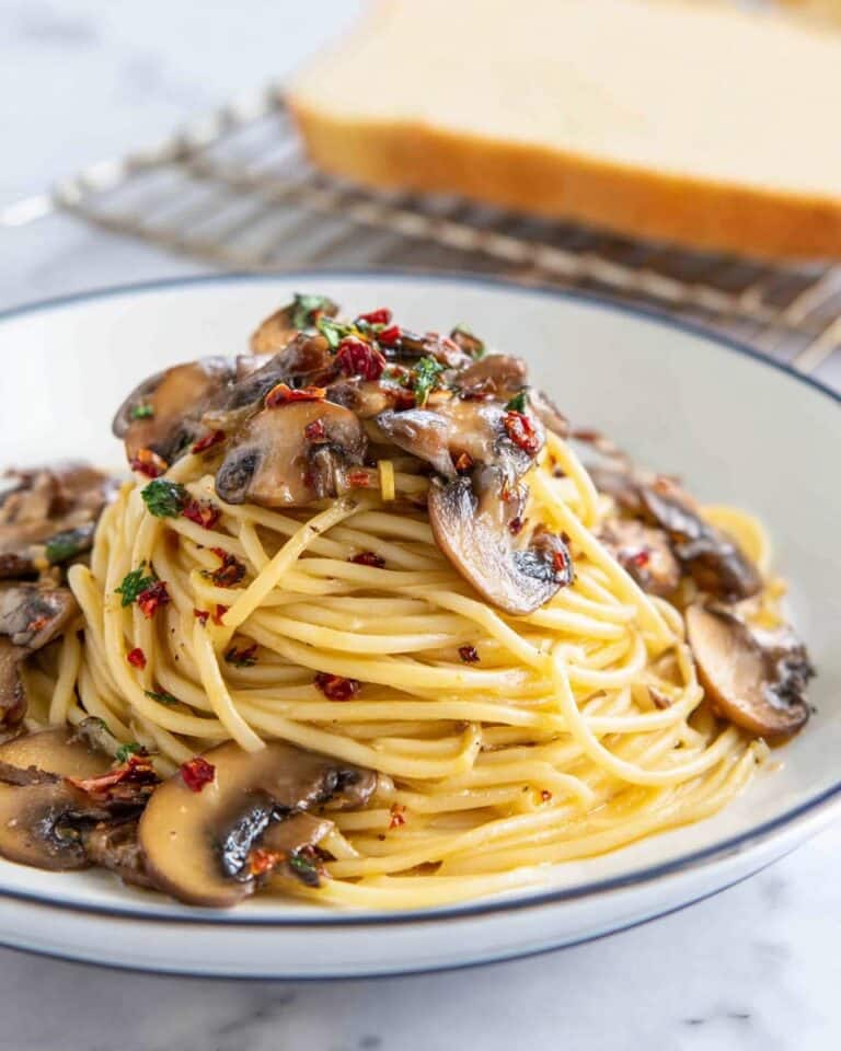 Mushroom Spaghetti Recipe