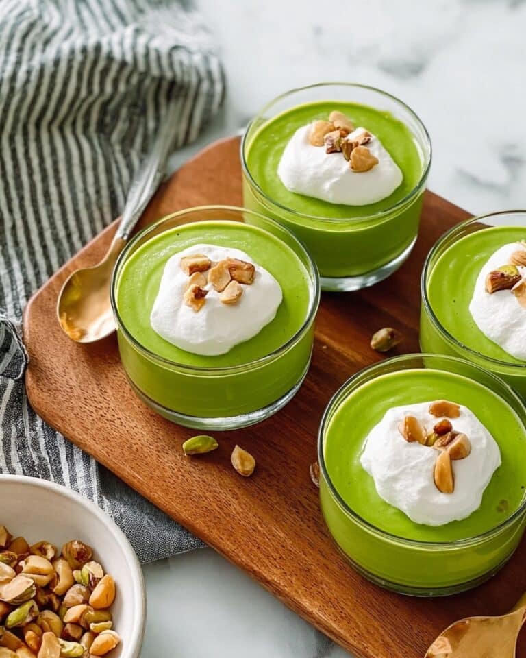 Pistachio Coconut Spinach Pudding Recipe