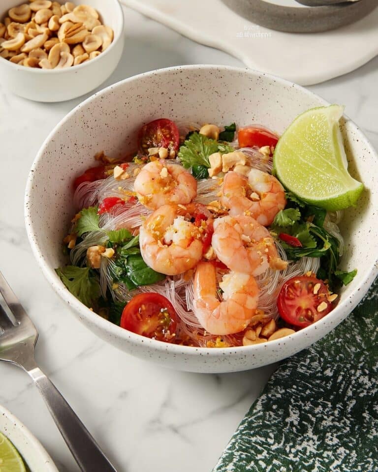 Prawn Salad with Asian Dressing Recipe