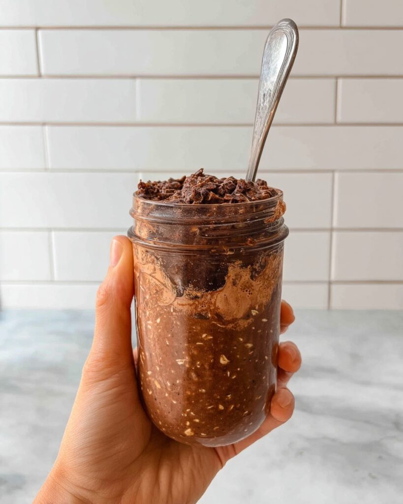 Triple Chocolate Overnight Oats Recipe