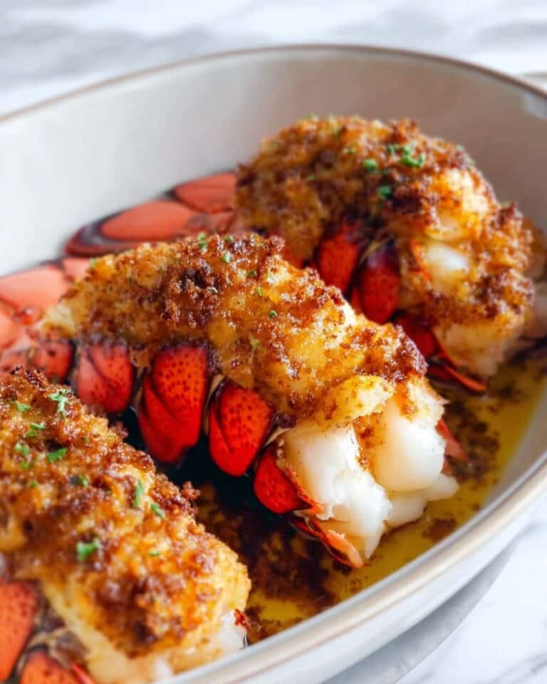 Cajun Garlic Butter Lobster Tails Recipe