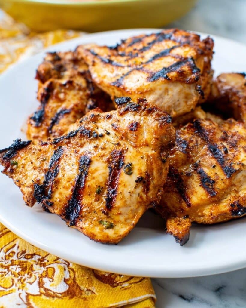 BBQ Mayo Marinated Grilled Chicken Recipe