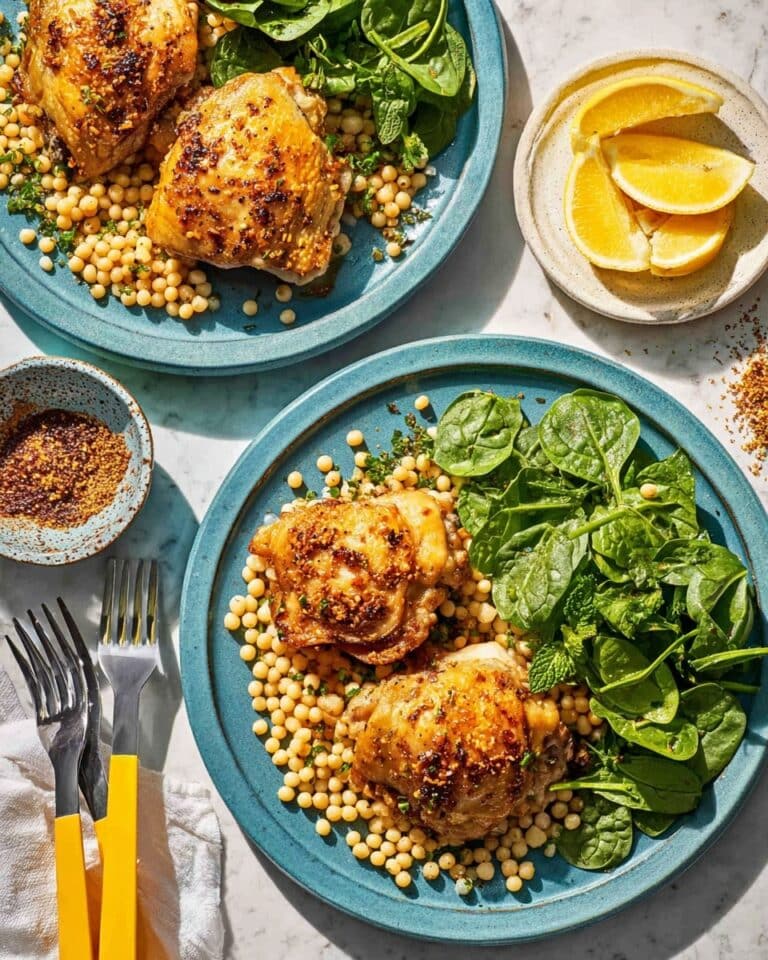 Air Fryer Lemon Ras El Hanout Chicken Thighs Recipe