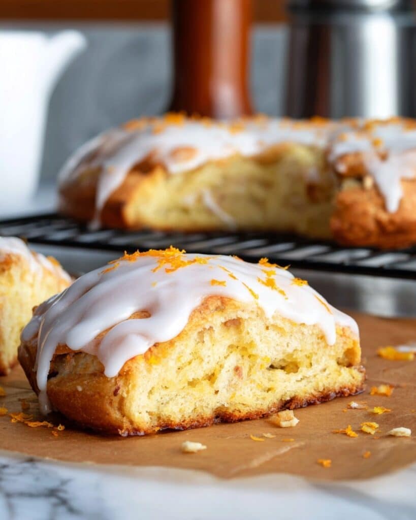 Carrot Cake Protein Scones with Greek Yogurt Recipe