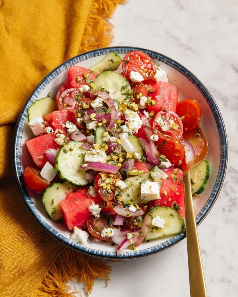 Watermelon Feta Salad Recipe