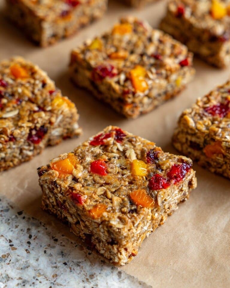Peach-Oatmeal Breakfast Bars Recipe