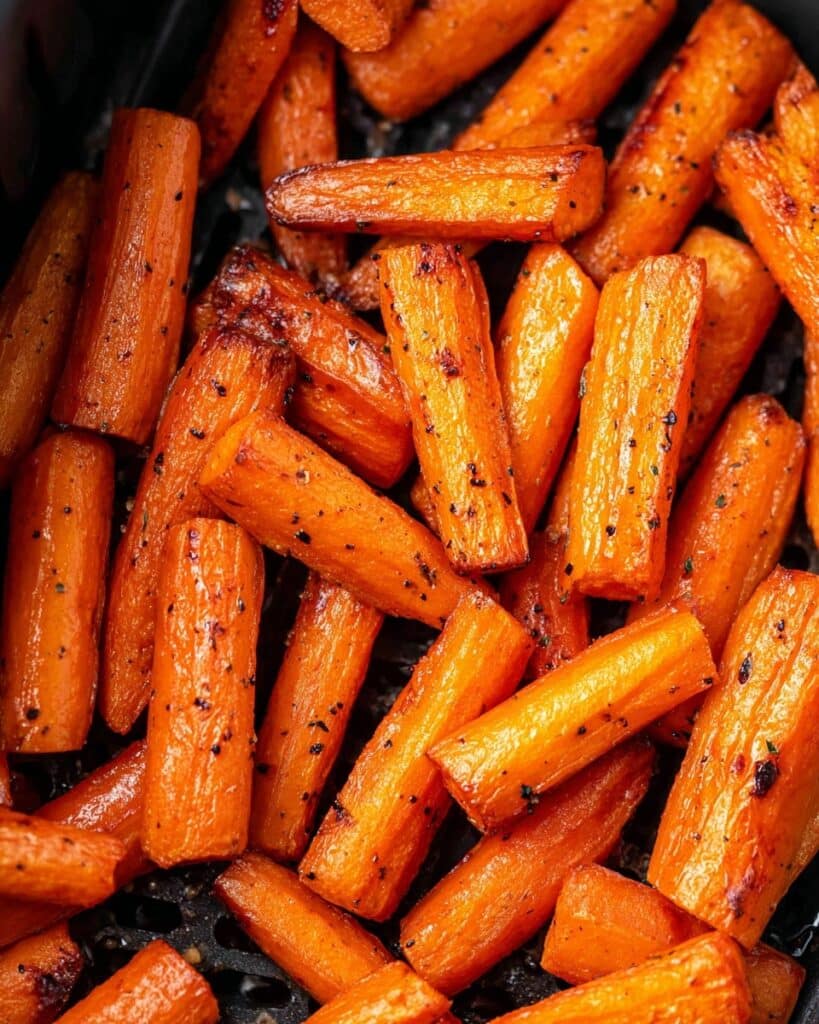 Air Fryer Carrots with Honey Garlic Butter Recipe