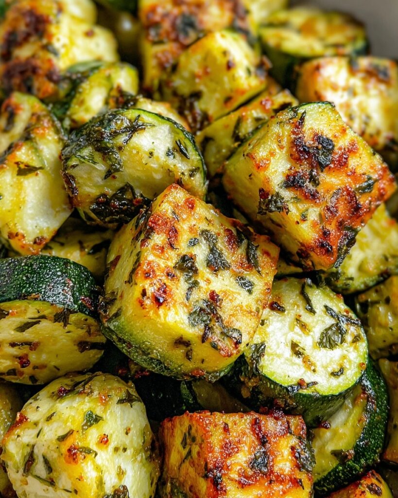 Crispy Air Fryer Zucchini Parmesan Recipe