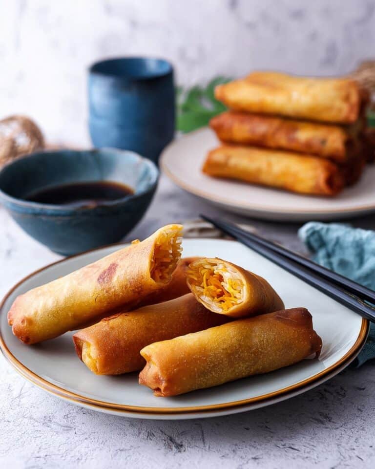 Chicken Spring Rolls with Sweet Chili Sauce Recipe