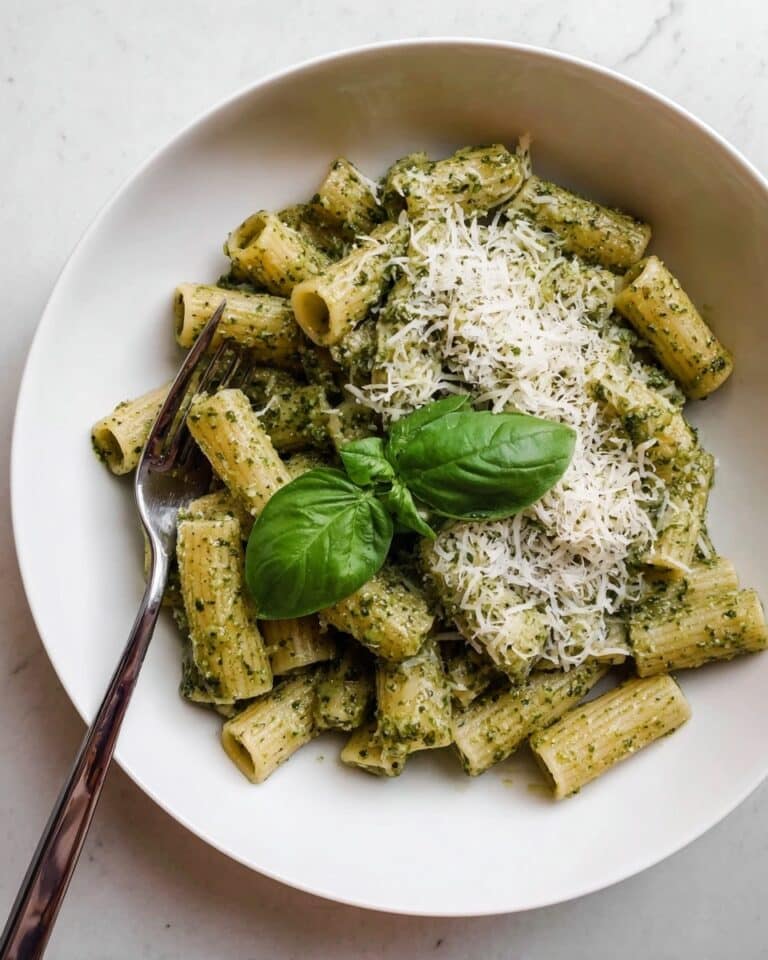 Homemade Basil Pesto (Classic Pesto Genovese) Recipe