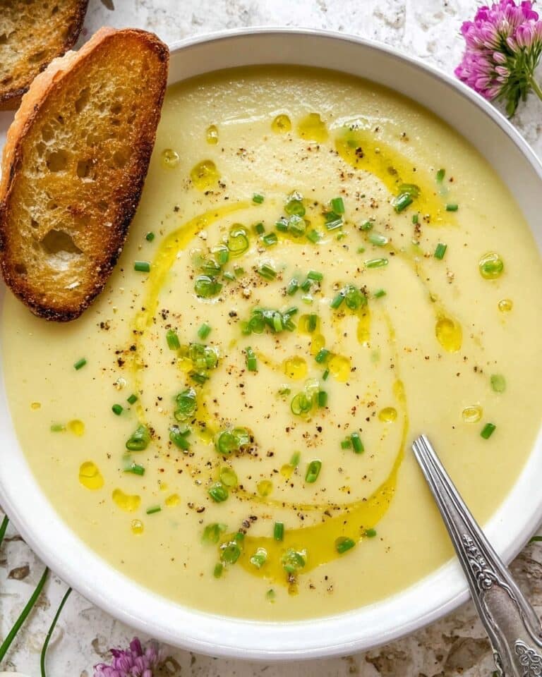 Creamy Potato Leek Soup with Skyr Recipe