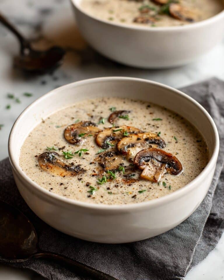 Slow-Cooker Mushroom Soup with Sherry Recipe