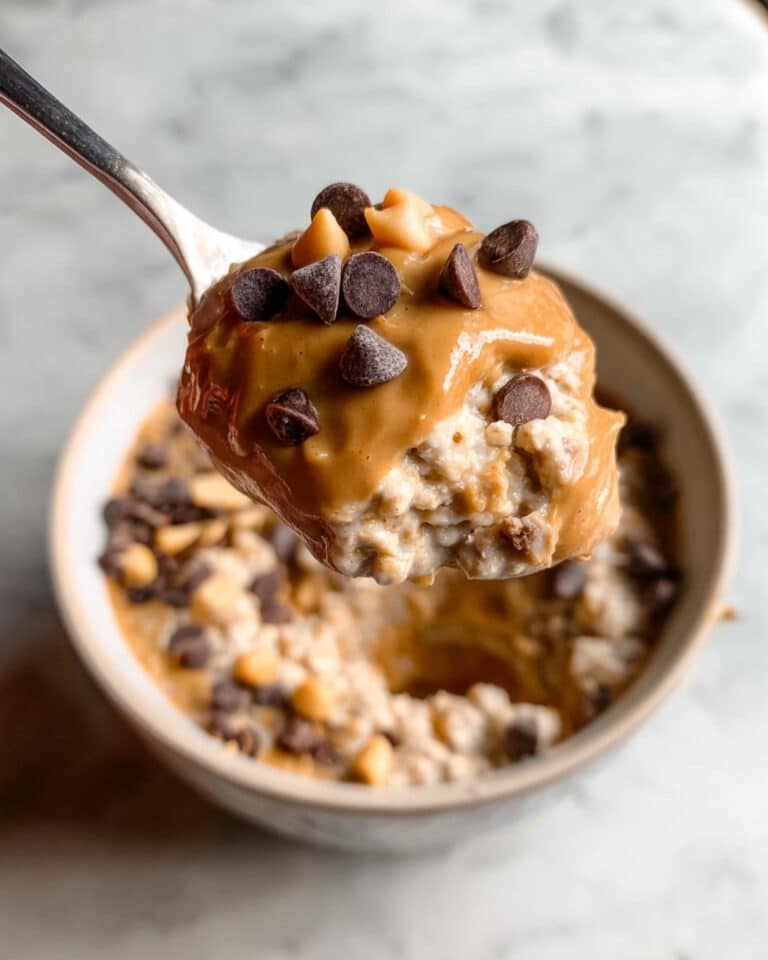 Chocolate Peanut Butter Overnight Oats Recipe