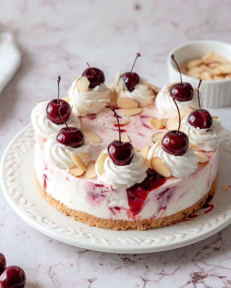 Cherry Bakewell Cheesecake Recipe