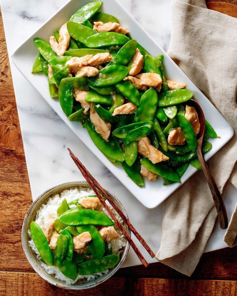 Chicken with Snow Peas Stir-fry Recipe