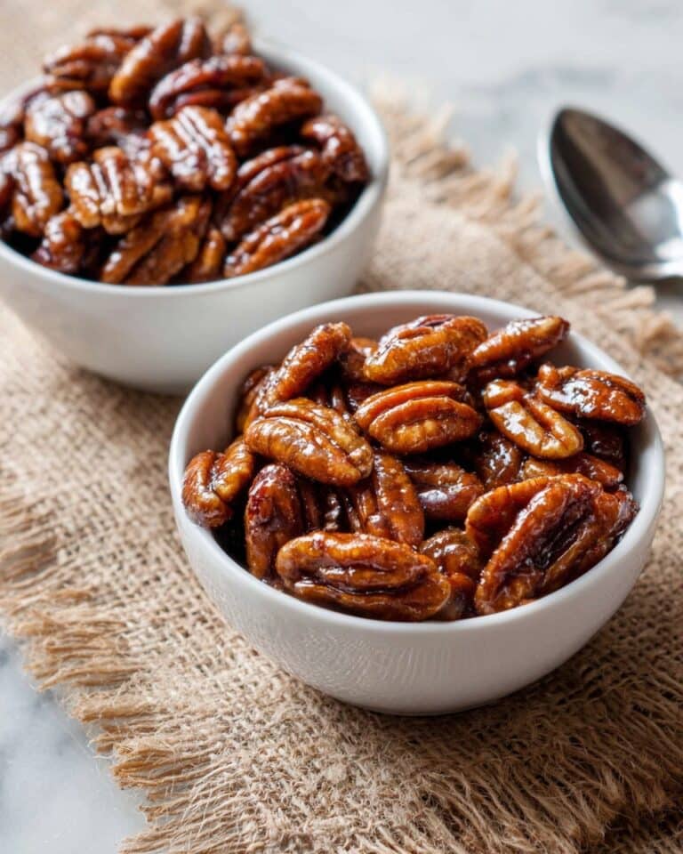 Microwave Candied Pecans in 11 Minutes (Only 2 Ingredients) Recipe