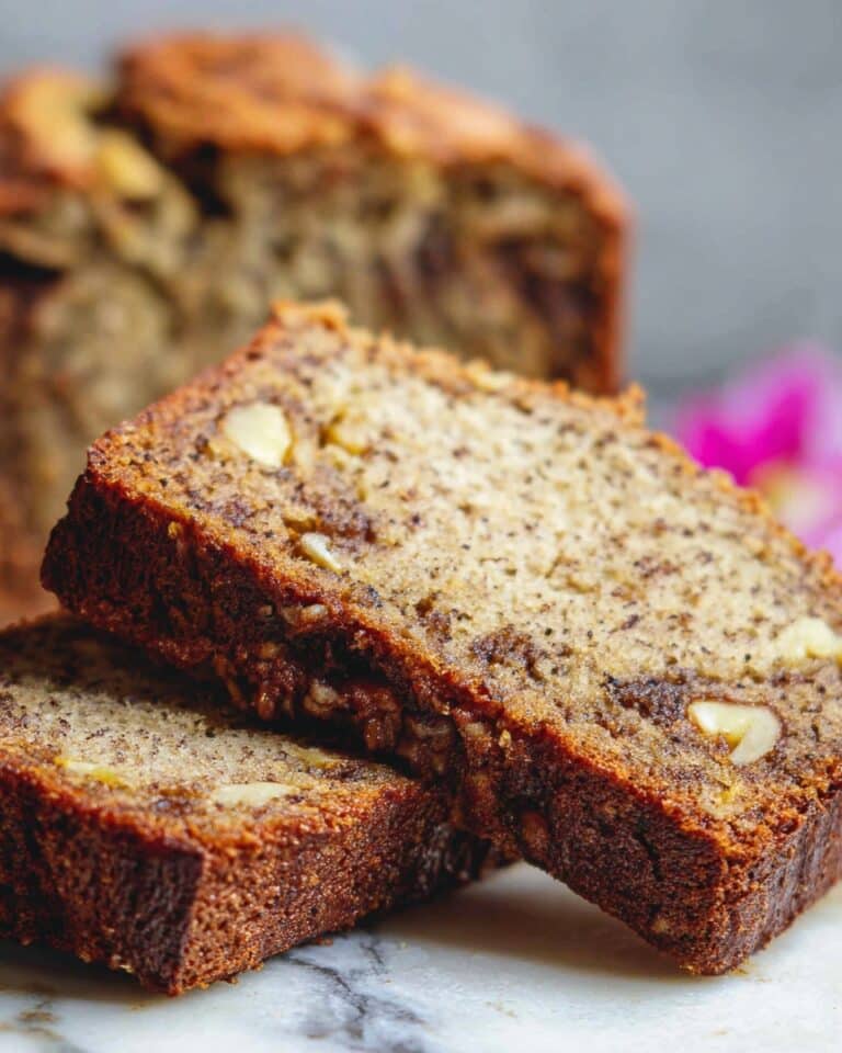 Banana Walnut Date Bread with Spiced Flavors Recipe