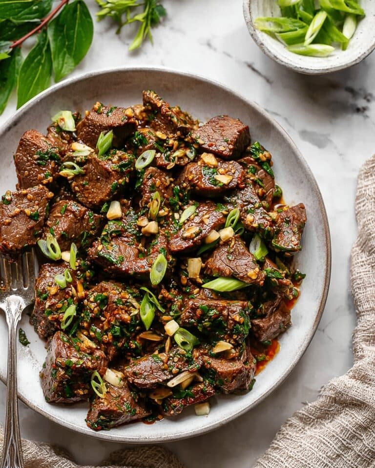 Garlic Steak Bites Recipe