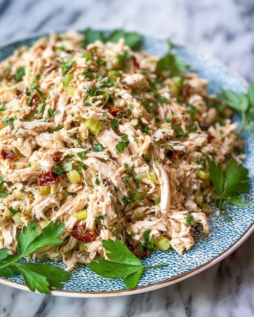 Healthy Chicken Salad with Artichokes, Sun-Dried Tomatoes, and Walnuts Recipe