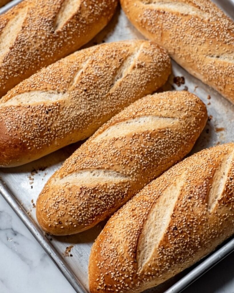 Sourdough Hoagie Rolls Recipe
