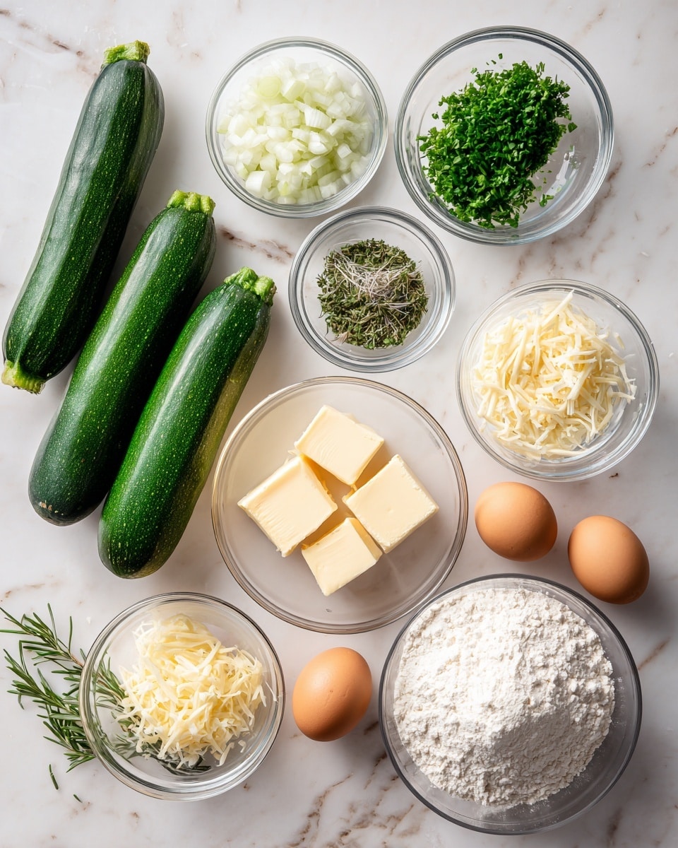 The image shows two sections: on the left, many small golden brown crouton cubes spread out on a metal baking tray with some crisp texture visible; on the right, a white plate filled with a pile of the same golden crouton cubes. Behind the plate, there is a small bowl with thin, pale yellow cheese slices, fresh green romaine lettuce leaves, a bunch of red cherry tomatoes on the vine, and a white cup with light brown dressing. All items are placed on a white marbled surface. photo taken with an iphone --ar 4:5 --v 7