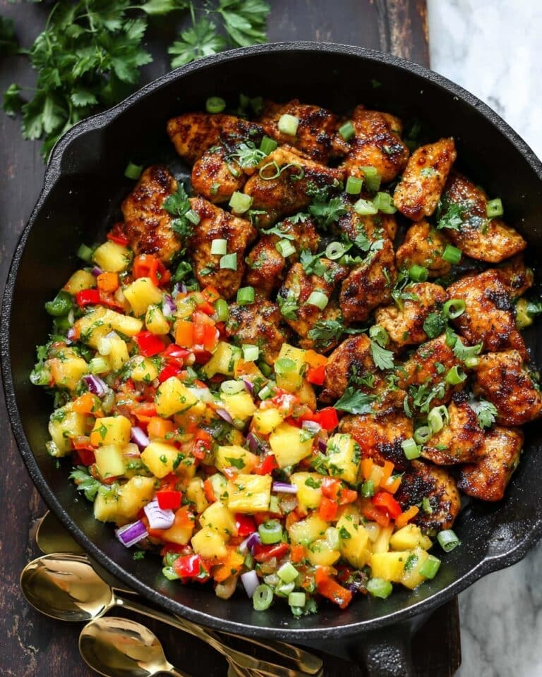 Cilantro-Lime Chicken with Peach Salsa Recipe