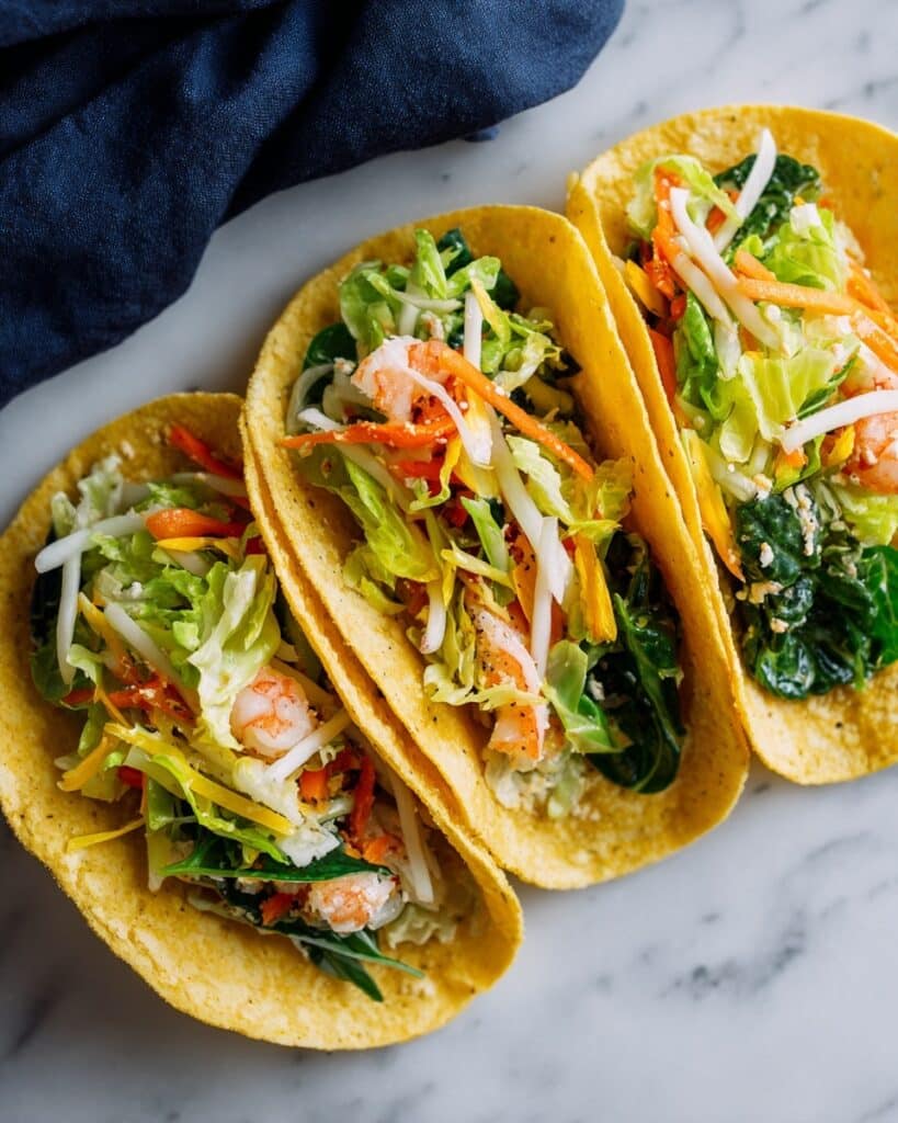 Cilantro Lime Lobster Tacos with Spicy Citrus Slaw Recipe