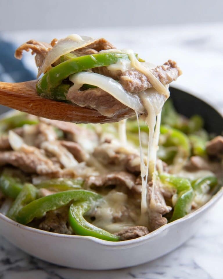 Keto Philly Cheesesteak Skillet Recipe