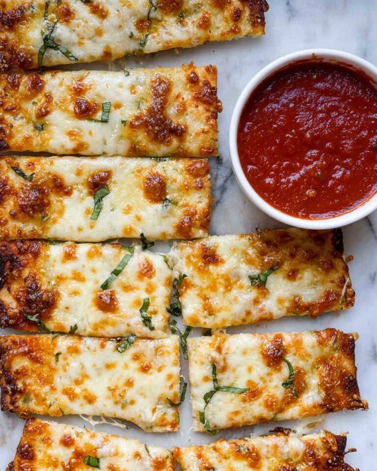 Keto Cheesy Zucchini Breadsticks Recipe
