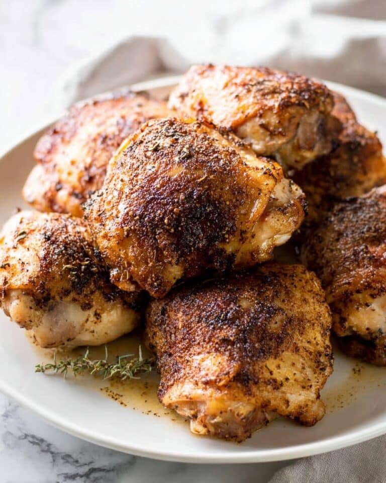 Crispy Baked Chicken Thighs Recipe