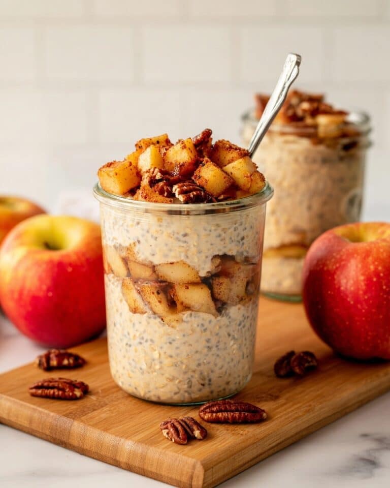 Apple Pie Overnight Oats Recipe