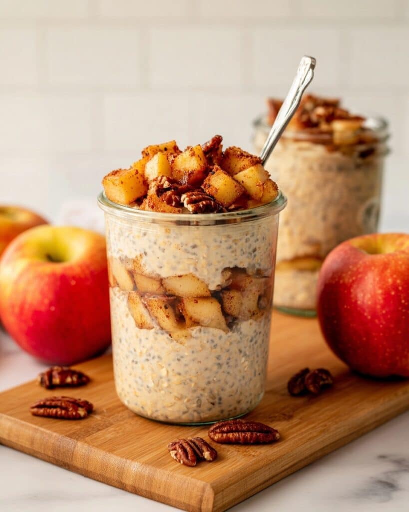 Apple Pie Overnight Oats Recipe