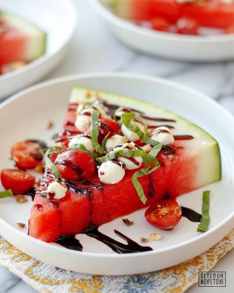 Grilled Caprese Watermelon Salad Recipe