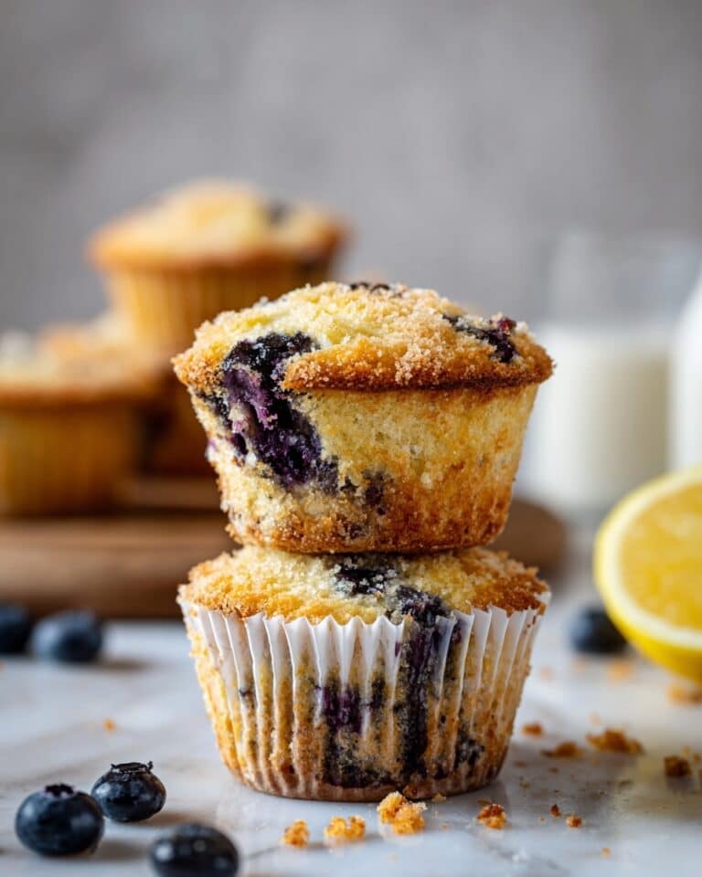 Lemon Blueberry Ricotta Muffins Recipe