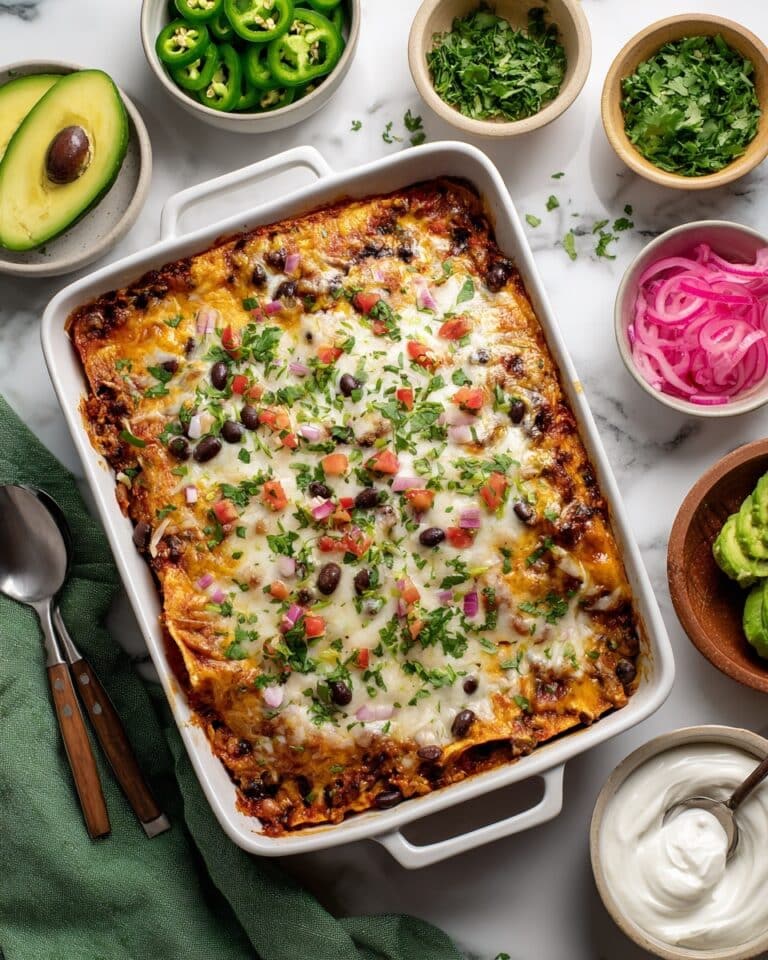 Black Bean Enchilada Casserole with Pumpkin Chipotle Sauce Recipe