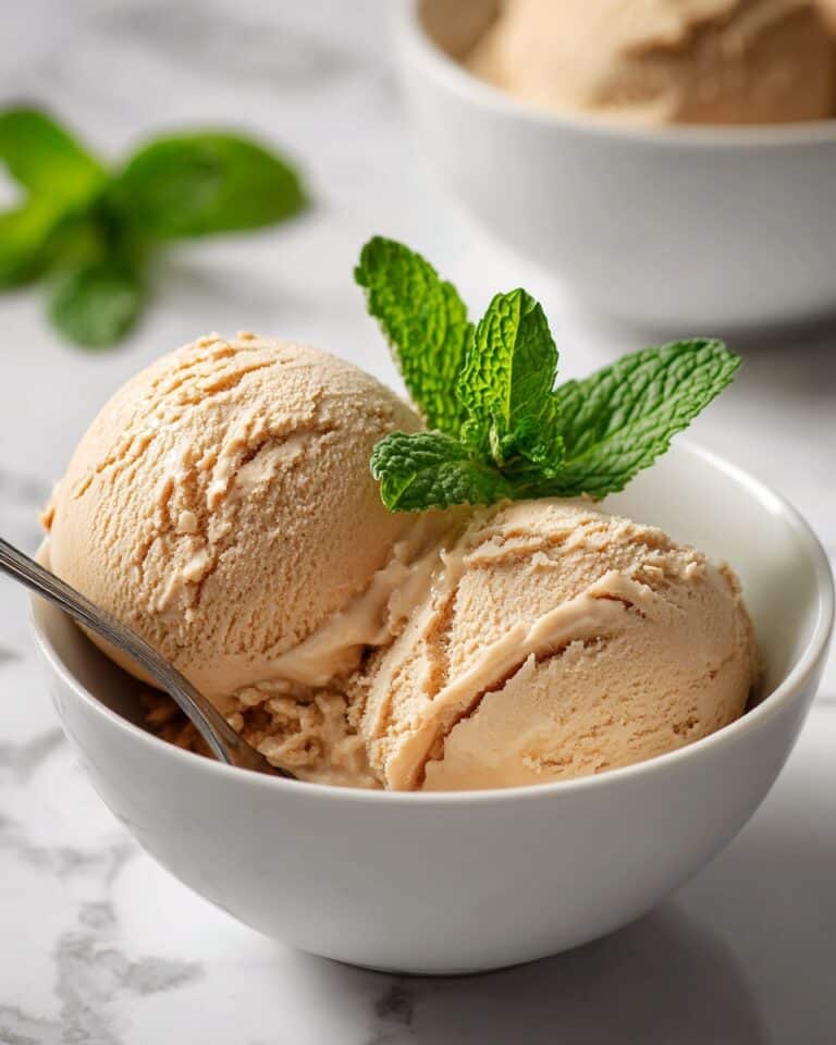 Hojicha Ice Cream (No Churn) Recipe