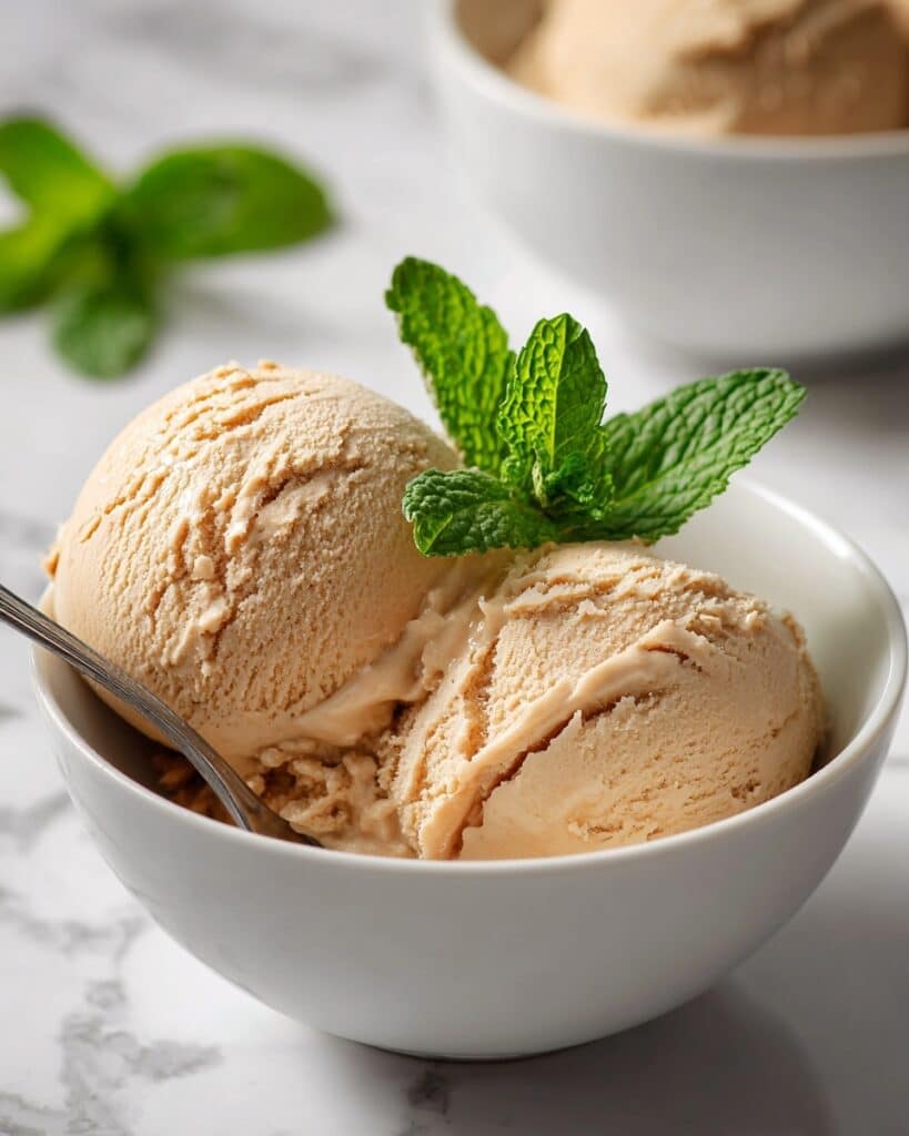 Hojicha Ice Cream (No Churn) Recipe