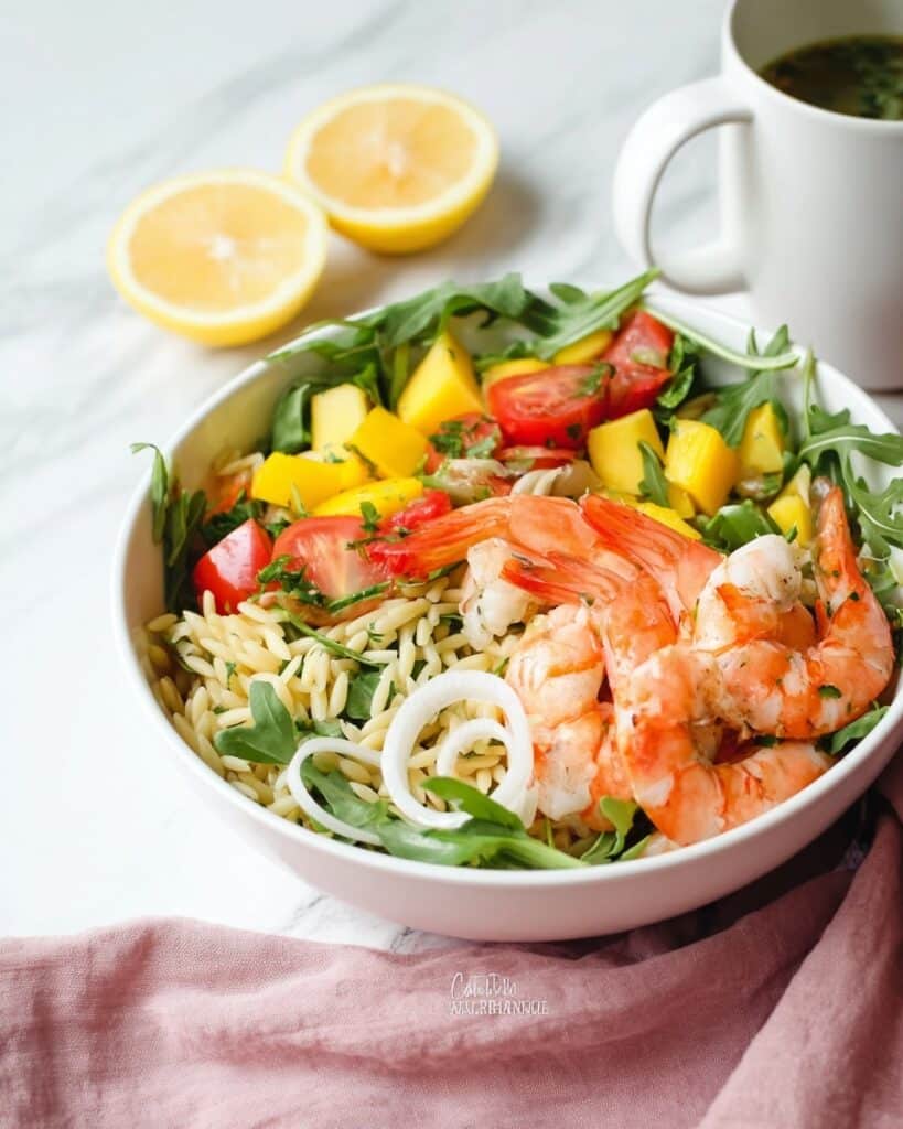 Prawn Mango Avocado Summer Salad Recipe