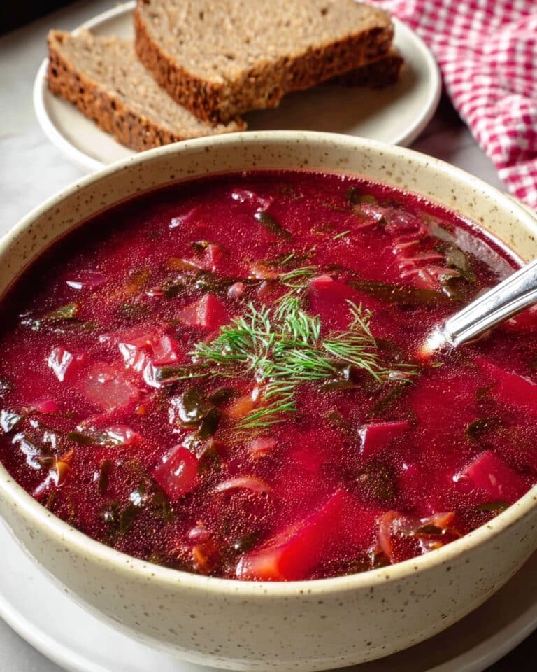 Beet Greens Vegetable Soup (Botwinka) Recipe