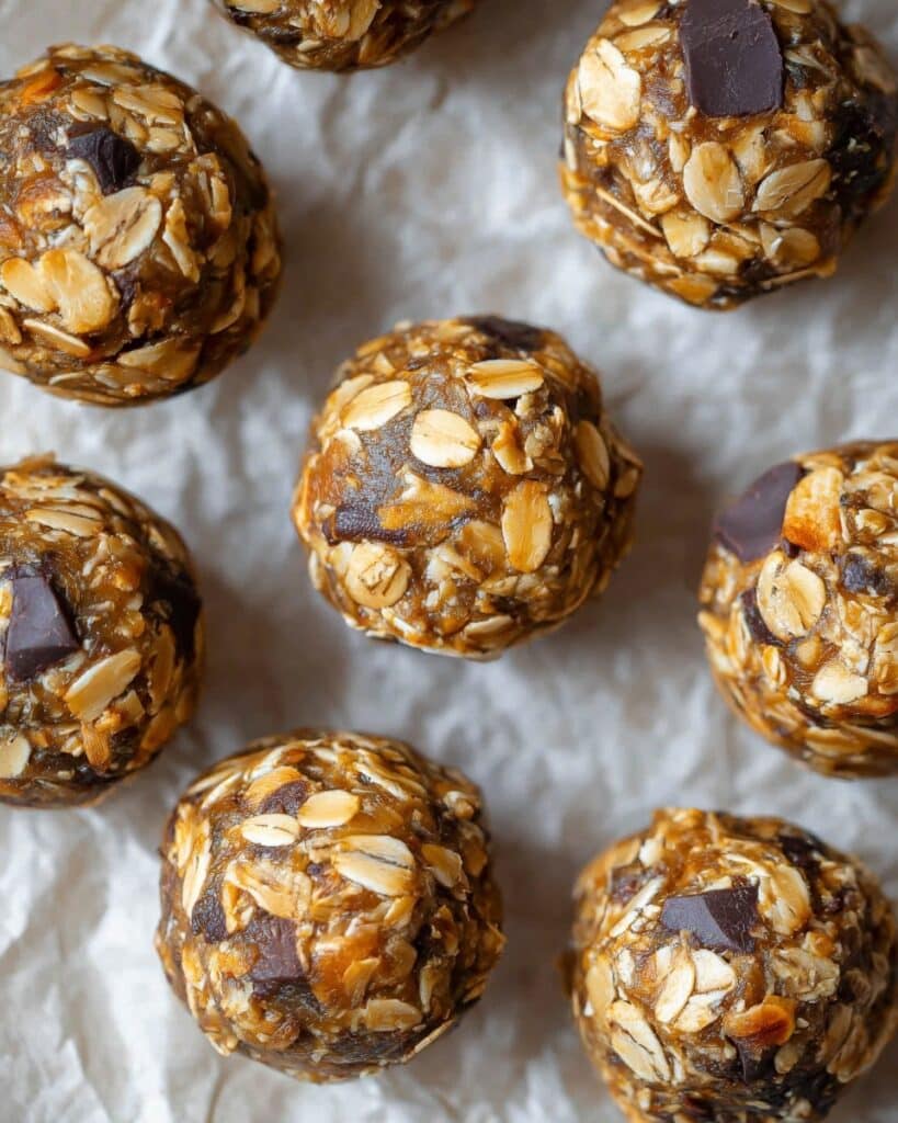 No Bake Peanut Butter Oatmeal Balls Recipe