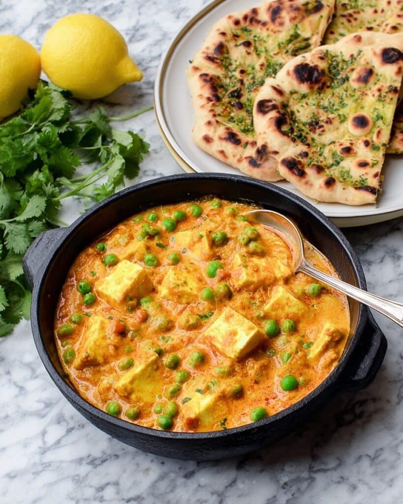 Matar Paneer with Tofu Recipe