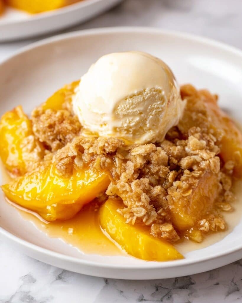 Fresh Peach Crisp Recipe