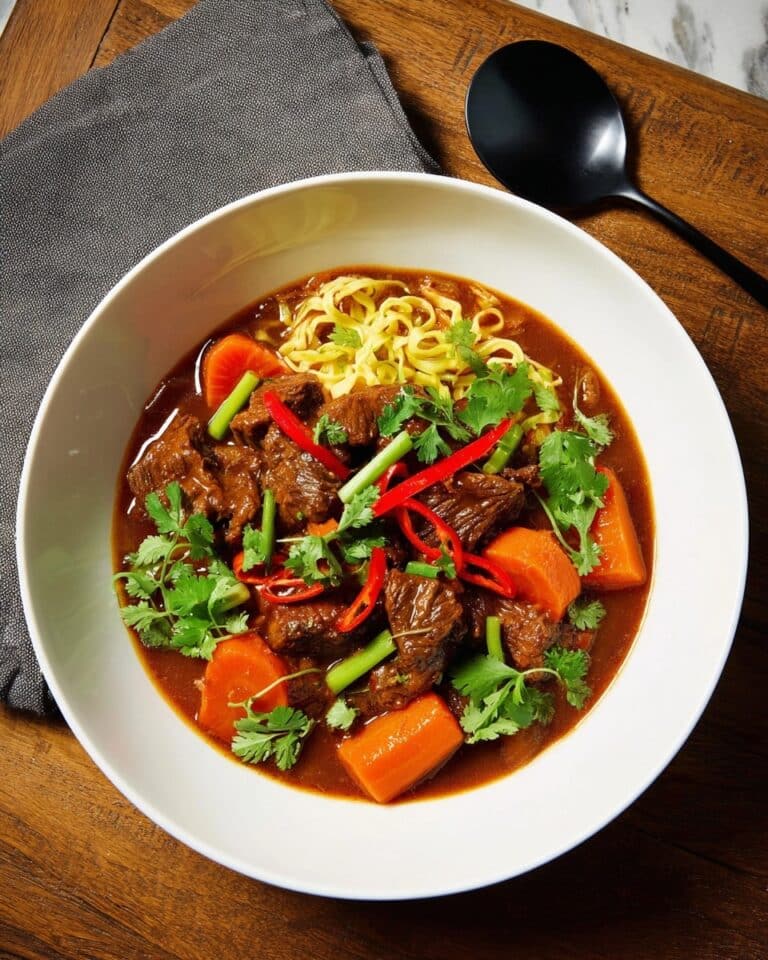Vietnamese Beef Noodle Stew (Mì Bò Kho) Recipe